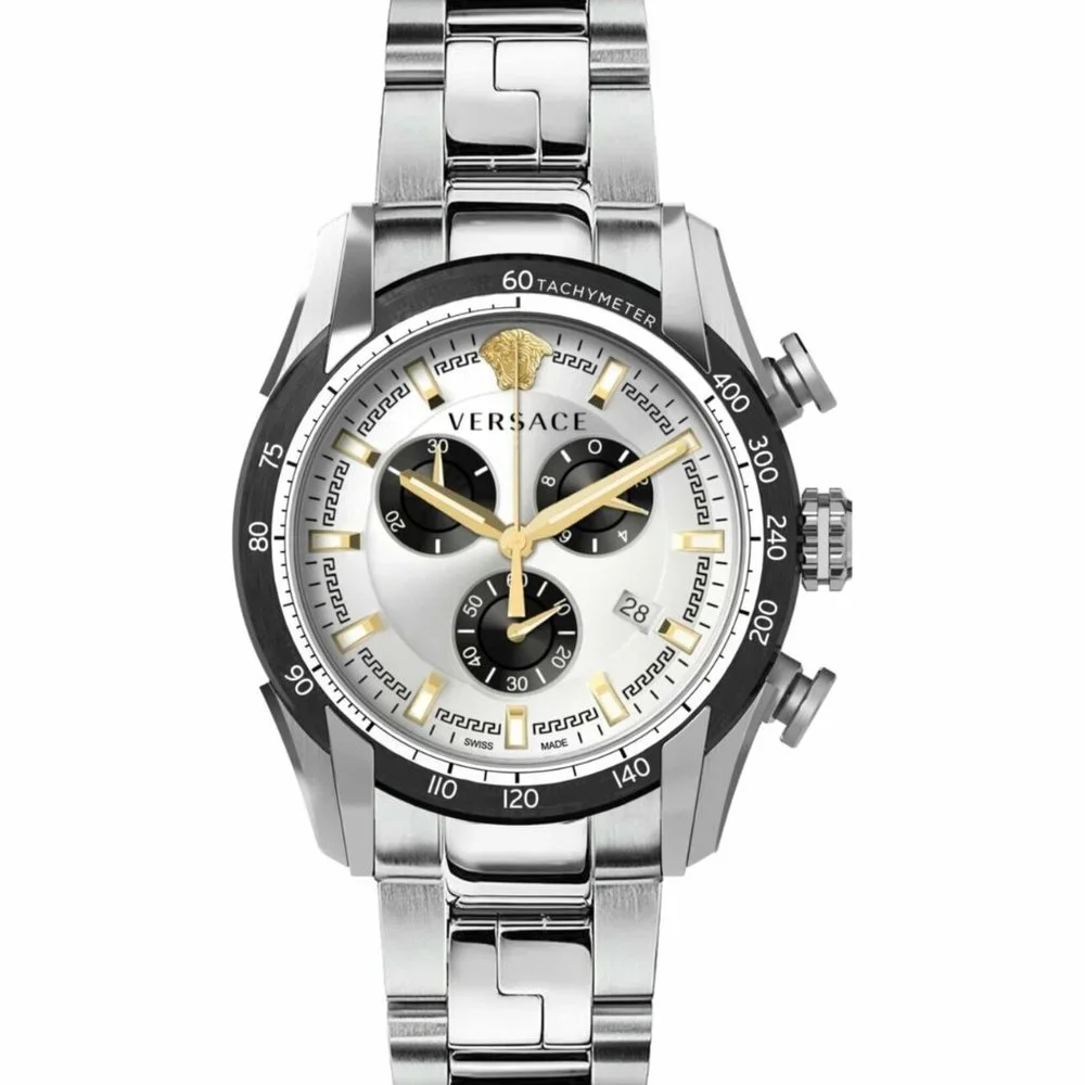 Versace Men's Steel 44mm Watch! New With Box